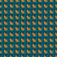 Watermelon in seamless style pattern. vector