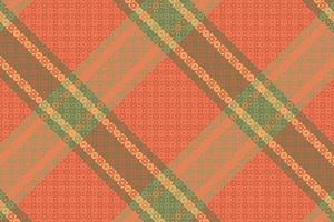 Tartan Plaid With Vintage Color Pattern. vector