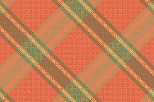 Tartan Plaid With Vintage Color Pattern. vector