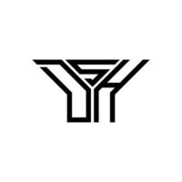 dsh letra logo creativo diseño con vector gráfico, dsh sencillo y moderno logo.