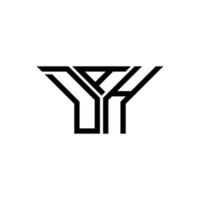 dah letra logo creativo diseño con vector gráfico, dah sencillo y moderno logo.