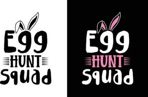 Egg Hunt Squad vector