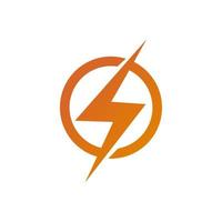 electricity symbol logo vector