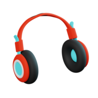 auriculares 3d icono png