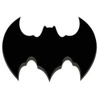 bat vector icon logo template