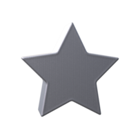 estrella icono 3d hacer transparente antecedentes png