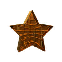 Star Symbol 3d machen transparent Hintergrund png