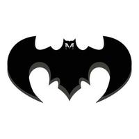 bat vector icon logo template