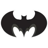 bat vector icon logo template