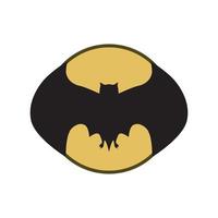 bat vector icon logo template