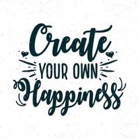 Create your own happiness vector