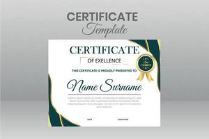 Modern Certificate Template vector