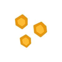 Honeycomb. Vector illustration in cartoon style. Beekeeping