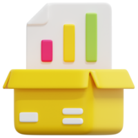 analysis 3d render icon illustration png