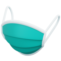 medisch masker 3d geven icoon illustratie png