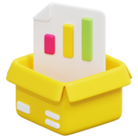 analysis 3d render icon illustration png