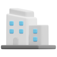 office 3d render icon illustration png