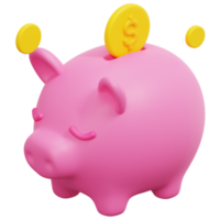 ahorros 3d hacer icono ilustración png