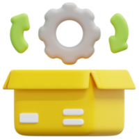 product management 3d render icon illustration png