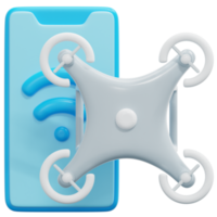 ilustração de ícone de renderização 3d do smartphone png