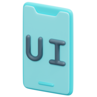 ui 3d render icon illustration png