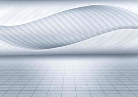 Abstract architecture background.White empty room with perspective. photo
