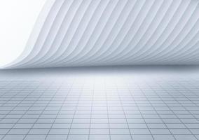 Abstract architecture background.White empty room with perspective. photo