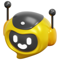 chat 3d render icon illustration png