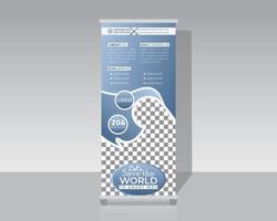 Business Or Corporate Roll Up Banner vector