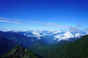 Clear Weather of Silk Route Sikkim With Sky Line view of Himalayan Range photo