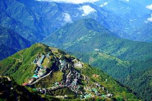 Full view of Zuluk Village from top of Silk Route Sikkim photo