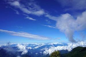 Clouds and Blue Sky Background photo