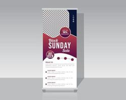 Business Or Corporate Roll Up Banner vector