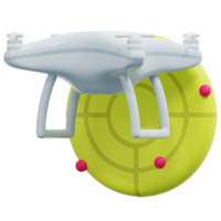 radar 3d render icon illustration png