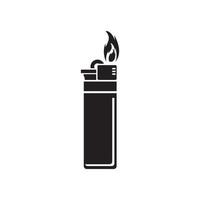 Gas lighter symbol,icon vector illustration design template.