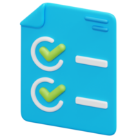 key activities 3d render icon illustration png