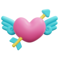 Cupido 3d geven icoon illustratie png