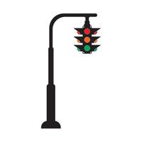 Traffic light sign symbol,icon illustration design template. vector