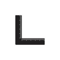 Simple ruler symbol,icon vector illustration template design.