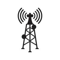 transmitiendo torre, satélite señal icono símbolo, vector ilustración diseño modelo