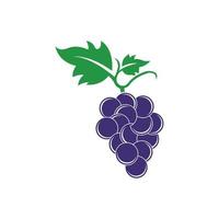 Grape icon vector illustration logo design