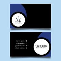 modern business card design. vector background template.