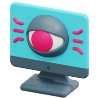 snooping 3d render icon illustration png