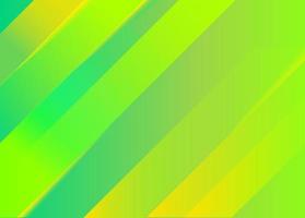 Diagonal lines with green and yellow gradient colors on a green background vector