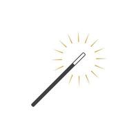 magic wand icon logo vector template