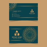 Creative and elegant company business card template vector