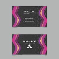 Creative and elegant company business card template vector