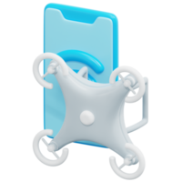 illustration d'icône de rendu 3d smartphone png