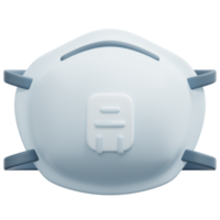 respirator mask 3d render icon illustration png