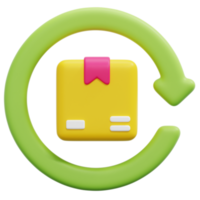 cycle 3d render icon illustration png
